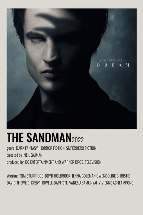 the sandman 2022 tom sturridge netflix aesthetic minimalist tv show poster The Sandman Poster, The Sandman Aesthetic, Netflix Aesthetic, Tom Sturridge, The Northman, Posters Minimalist, Polaroid Posters, The Sandman, Series Poster