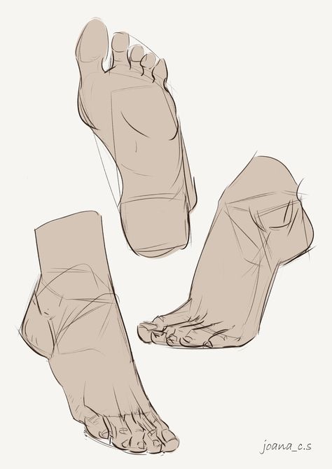 Drawing Feet Refrences, Heel Reference Drawing, Foot Reference Drawing Sketch, Foot Poses Anatomy, Foot Art Reference, Feet Anatomy Drawing Art Reference, Leg Foreshortening, Feet Anatomy Reference, Feet Reference Anatomy