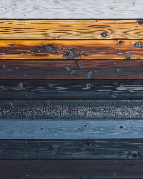 Charred Wood Siding, Charred Wood, Sugi Ban, Shou Sugi Ban, Wood Colour, Diy Holz, Wood Siding, Inspiring Spaces, Functional Furniture