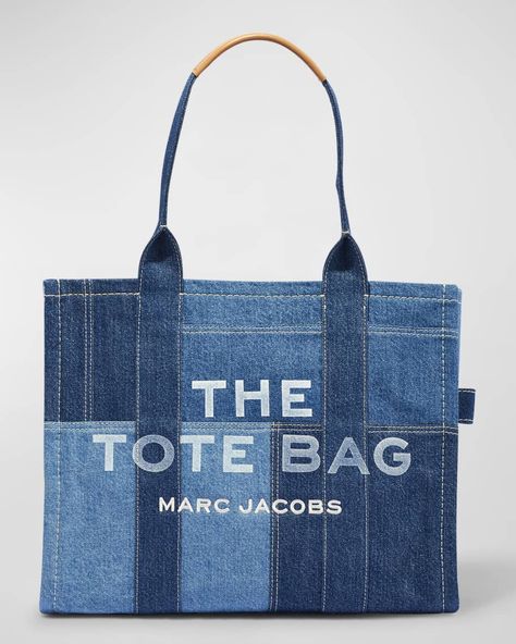 Marc Jacobs Tote, Denim Tote Bags, Denim Tote, Small Tote Bag, Mini Tote Bag, The Tote Bag, Marc Jacobs Bag, Denim Bag, Medium Tote