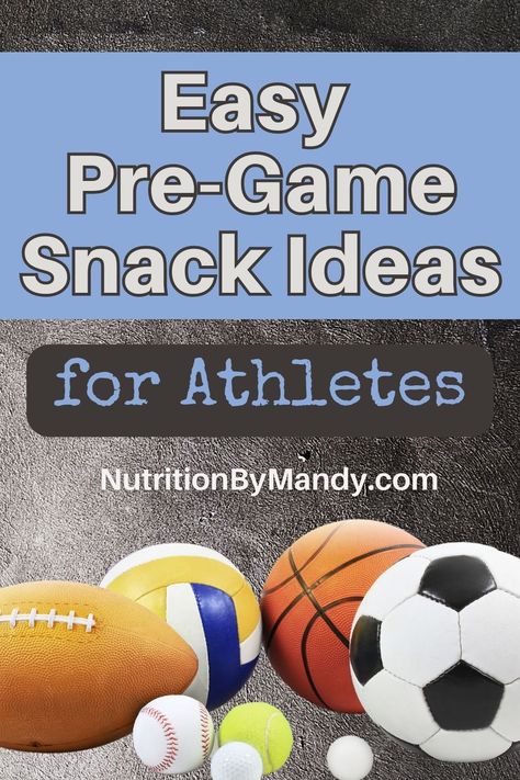 Easy Pre-Game Snack Ideas for Athletes Best Snacks For Football Players, Basketball Game Day Snacks, Sports Snacks Team, Snacks For Games, Pre Game Snacks, Breakfast For Soccer Players, Pregame Food For Athletes, Basketball Team Snack Ideas, Pre Game Snacks For Athletes