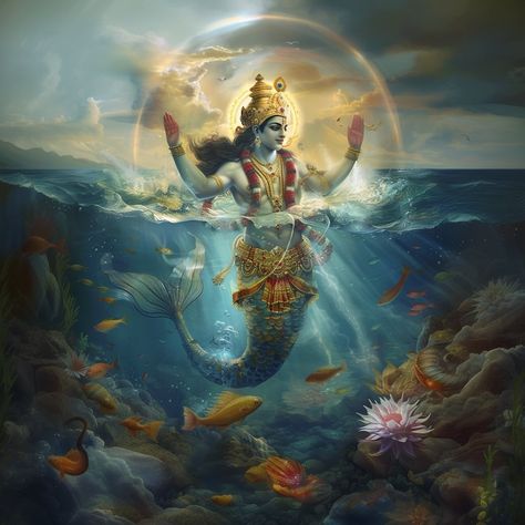 Itehas (@itehas_com) • Photos et vidéos Instagram Vishnu Dashavatar, Krishna Stories, 10 Avatars, First Avatar, Ganpati Decor, Sea Princess, Krishna Avatar, Indian Illustration, Lord Krishna Hd Wallpaper