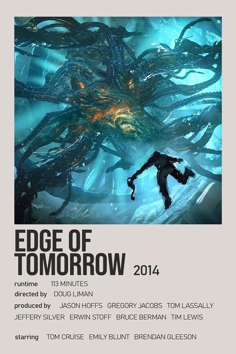 Edge Of Tomorrow Poster, Poster Polaroid, Brendan Gleeson, Netflix Subscription, Edge Of Tomorrow, Polaroid Posters, Movies Posters, Polaroid Poster, Tom Cruise