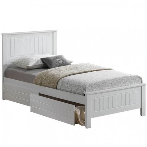 Bed With Drawers Underneath, Single Bed Mattress, Under Bed Drawers, King Single Bed, Single Bed Frame, Wooden Bed Frames, Iron Bed, Bed With Drawers, Beds For Sale