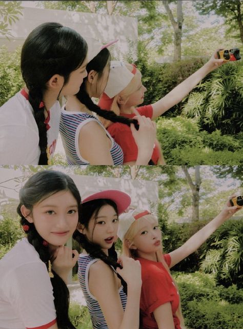 Wonyoung And Friends, Wonyoung And Rei, Wonyoung Rei, Kpop Backgrounds, Friendship Photoshoot, Chapter 3, Korean Idol, Im Awesome, Cute Icons