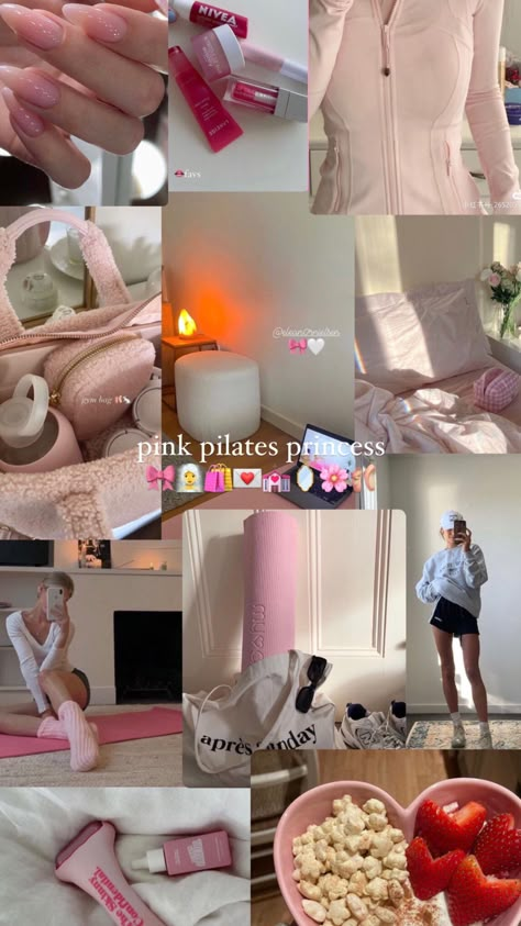 Lalala Girl, Vision Board Soft Girl, Wonyoungism Daily Routine, Pink Pilates Princess Vision Board 2024, Girl Therapy Pink, Pink Pilates Princess Collage, Pink Princess Aesthetic, Princess Wallpaper, Pink Lifestyle