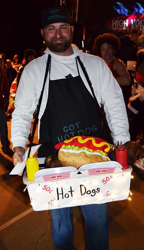 Hot Dog Vendor Costume, Hot Dog Vendor, Costume Contest Winner, Contest Winner, Costume Contest, Hot Dogs, Halloween, Dogs