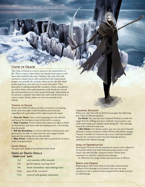 Backstory Ideas, Dnd Paladin, D D Classes, Dungeon Master's Guide, Dnd Classes, Dnd Races, Dungeons And Dragons 5e, Dungeons And Dragons Classes, Dnd 5e Homebrew