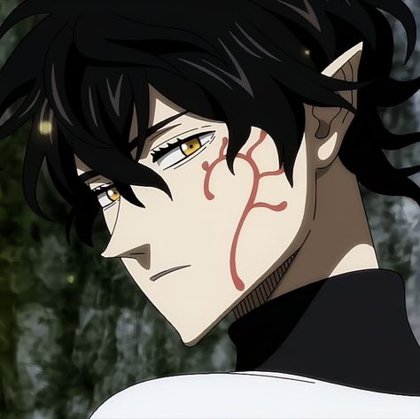 Black Clover Yuno, Human Skull Drawing, Manga Tattoo, Anime Smile, Anime Demon Boy, Paisley Park, Anime Galaxy, Black Clover Manga, Black Clover Anime