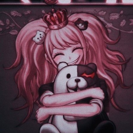 Junko Enoshima, Trigger Happy Havoc, Alien Stage, Trigger Happy, Japan Anime, Danganronpa, Tik Tok, Video Games, Teddy Bear