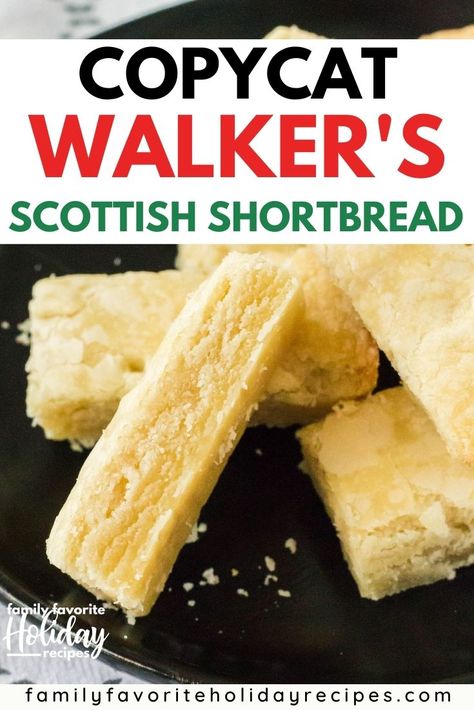 Scottish Butter Cookies, Scottish Shortbread Recipe, Walkers Shortbread Cookies, Scottish Shortbread Cookies, Shortbread Cookies Recipe, Homemade Shortbread, Scottish Shortbread, Walkers Shortbread, Shortbread Recipe