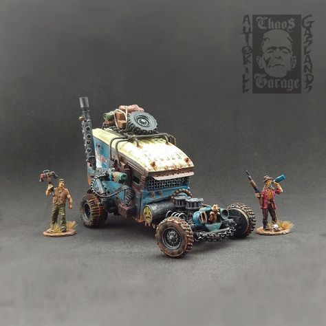 Gaslands Inspiration, Apocalyptic Vehicles, Mad Max Road, Gaslands Cars, Automotive Illustration, Fantasy Figurine, Miniature Cars, Custom Hot Wheels, Concept Car Design