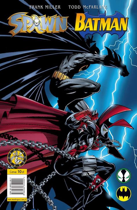 Spawn vs. Batman Spawn Characters, Frank Miller Comics, Batman Comic Cover, Spawn Comics, Batman Comic Books, Todd Mcfarlane, Frank Miller, Animation Artwork, Marvel Comic Books