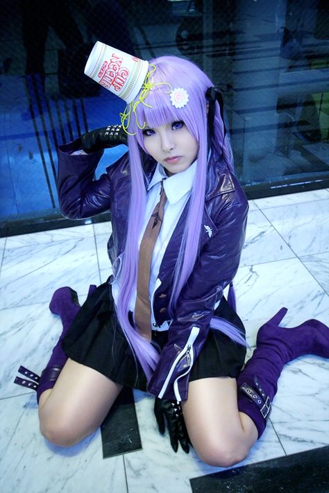 Kyouko Kirigiri-DANGAN RONPA by 0kasane0 on DeviantArt Kirigiri Cosplay, Harajuku Makeup, Danganronpa Cosplay, Kyoko Kirigiri, Asian Cosplay, Kawaii Goth, Amazing Cosplay, Best Cosplay, Cosplay Outfits