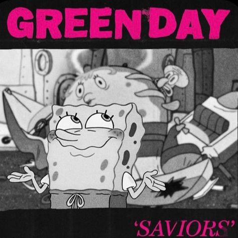 Green Day Meme, Green Day Band, Green Day Billie Joe, Tré Cool, Spongebob Wallpaper, Joe Armstrong, Band Humor, Billie Joe Armstrong, Spongebob Memes