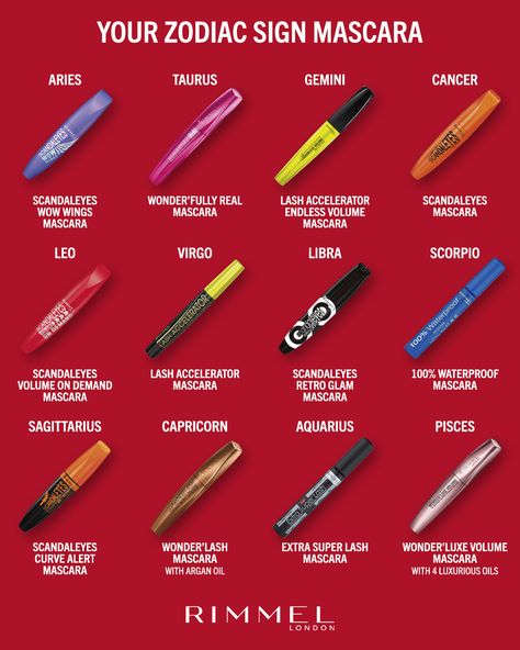 Looks like a new Rimmel London mascara is in the stars for you! 💫 Tap to shop the best mascara for you according to your zodiac sign! Rimmel London Mascara, Rimmel Mascara, Best Waterproof Mascara, The Best Mascara, Best Mascara, Rimmel London, Leo And Virgo, Sagittarius And Capricorn, Virgo And Libra