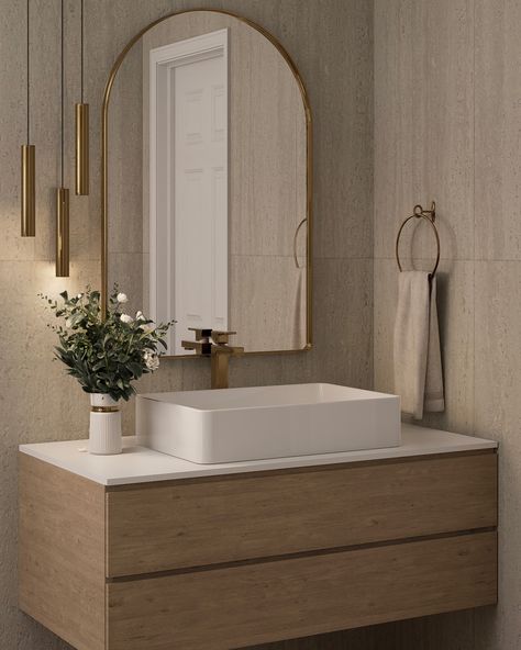 Modern elegant bathroom ideas 💡 🔶 Travertine Texture Tiles 🔶 In this refined bathroom design, the travertine texture tiles add a natural yet elegant touch to the space. The soft patterns and warm tones of these tiles combine perfectly, creating a serene atmosphere that seamlessly blends modern and traditional elements, making the space both comfortable and contemporary. 🔶 Wood plank Tiles 🔶 The flooring features wood grain tiles, bringing warmth and texture to the space. These tiles mimi... Travertine Texture Tile, Bathroom Ideas Travertine, Travertine Bathroom Modern, Warm Tone Bathroom, Travertine Texture, Wood Grain Tile, Elegant Bathroom Ideas, Wood Plank Tile, Plank Tiles