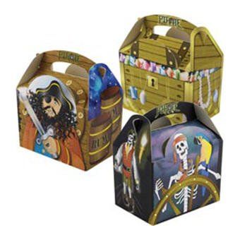 Pirate Party box - 10 supplied Fill with Party Food or Pirate Party Bag Fille... Party Bags 2 Go http://www.amazon.co.uk/dp/B001B82YJA/ref=cm_sw_r_pi_dp_6MDNtb1ZRE8VSCSF Party Food Boxes, Pirate Party Food, Pirate Favors, Childrens Party Favours, Pirate Food, Picnic Box, Party Boxes, Pirate Treasure Chest, Pirate Theme Party