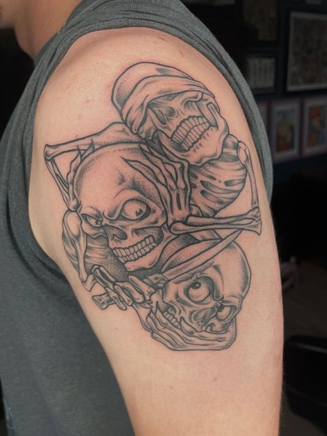 Hear no evil speak no evil tattoo Speak No Evil Tattoo, See No Evil Tattoo, No Evil Tattoo, Dartmouth Nova Scotia, Evil Tattoo, Hear No Evil, Speak No Evil, See No Evil, No Evil