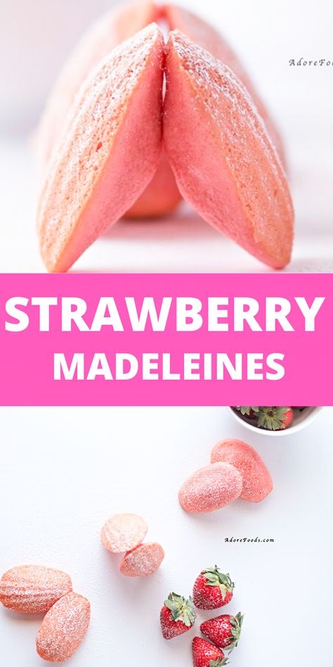 Madeline’s Recipe, Madeline Cookie Recipe, Recipes Using Madeleines, Madeline Recipe Easy, Mandolins Cookies, Strawberry Madeleines Recipe, Madeleine Cookie Recipe, Madelaine Pastry, Mandoline Cookies