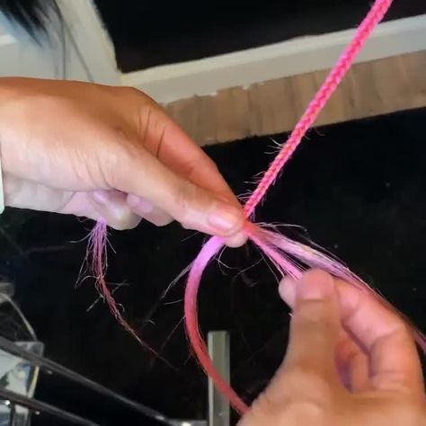 Hair Tutorials on Instagram: “#repost @missesgiftedhands⁣ Quick tutorial . How to tie a knot at the end of your box braid . Broken down simply into 1,2,3. Subscribe to…” How To Tie A Knot At The End Of Braids, How To Knot Ends Of Braids, How To Tie Off A Braid Without A Hair Tie, How To Tie End Of Braid, How To Tie Box Braids, How To Tie The End Of Box Braids, Short Sleek Hairstyles, Easy Waterfall Braid, How To Tie A Knot