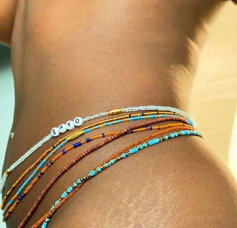 Chain Outfit, Jewelry Hacks, Waist Jewelry, Flipagram Instagram, Belly Jewelry, Black Femininity, Waist Beads, Belly Chain, Jewelry Lookbook