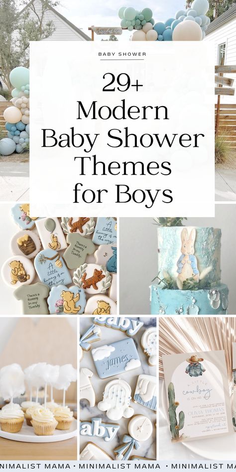 Searching through baby showers, trying to find the best baby shower themes for boys? I've scrolled through THOUSANDS of baby shower parties and *THESE* are the cutest unique baby shower themes  for 2024. (Save these cute baby shower ideas to your boy baby showers board for later!) Baby Shower Ideas Baby Boy, Non Themed Baby Shower Ideas, Trending Baby Shower Themes 2024, Baby Showers For Boys Theme, September Baby Shower Ideas Boy, Baby Boy Themes For Showers, Baby Shower Ideas Themes Boy, Little Boy Baby Shower Themes