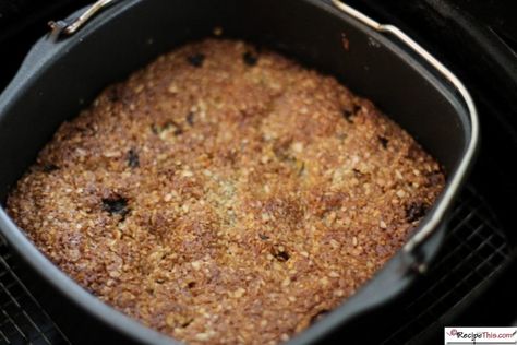 Air Fryer Chewy Granola Bars Easy Oatmeal Bars, Granola Bar Recipe Chewy, Granola Bars Recipe, Chewy Granola Bars, Granola Recipe Bars, Chewy Granola, Yummy Healthy Snacks, Air Fryer Recipes Chicken, Oatmeal Bars