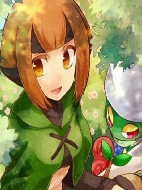 Gardenia Pokemon, Grass Pokemon, Pokemon Women, Grass Type Pokemon, Pokemon Gym Leaders, Pokémon Characters, Pokemon Photo, Pokémon Stuff, Pokemon Red