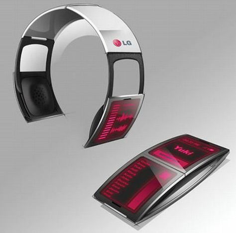 LGs folding Futuristic Phones, Awesome Inventions, Concept Phones, Future Generation, Future Gadgets, Newest Cell Phones, Lg Mobile, Future Tech, Hi-fi