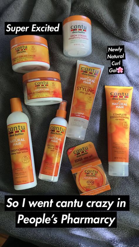 Cantu Crazee🌸 Cantu Hair, Cantu Products, 3c/4a Natural Hair, Cantu Hair Products, Beauty Shop Decor, Natural Hair Routine, Help Hair Grow, Natural Hair Treatments, Type 4 Hair