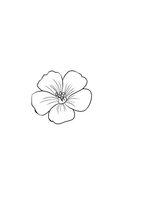 Small Hawaiian Flower Tattoos Hibiscus, Small Hibiscus Flower Tattoo Simple, Cuban Flower Tattoo, Wallflower Tattoo Flowers, Small Tropical Flower Tattoo, Hibiscus Flower Tattoo Stencil, Hibiscus Fine Line Tattoo, Hibiscus Tattoo Stencil, Outline Flower Tattoo