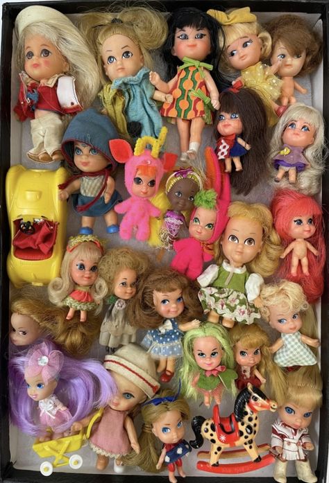 Childhood Toys 70s, Disney Classic Dolls, Kiddles Dolls 1960s, Liddle Kiddles, Tutti Doll Vintage, Vintage Toys 1960s, Custom Tattoos, 1960s Tubsy Doll, Disney Limited Edition Doll