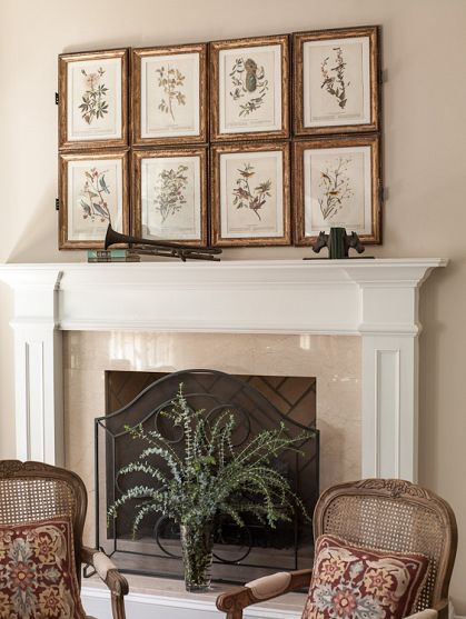 diy screen to hide tv over fireplace. Now this may work for me. Otherwise still not a fan of this tv fireplace idea Fireplace Buildout, Hide Tv Over Fireplace, Refinished Vintage Furniture, Hide Tv, Tv Over Fireplace, Tv Ideas, Hidden Tv, Brick Fireplace Makeover, Tv Covers