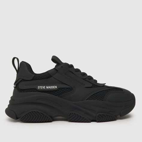 Steve Madden black possession Girls Junior Trainers Black Trainers, School Shopping, Shoes Shop, School Shoes, Buy Shoes, Shoe Shop, You Bag, Shoes Boots, Order Online