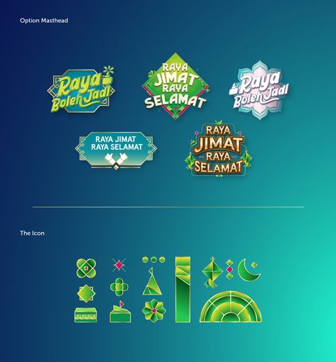 Hari Raya Aidilfitri - TESCO on Behance Mastheads Design, Aidilfitri Poster, Raya Aidilfitri Design, Hari Raya Poster, Raya Packaging, Lockup Logo, Ramadan Logo, Masthead Design, Ramadhan Design