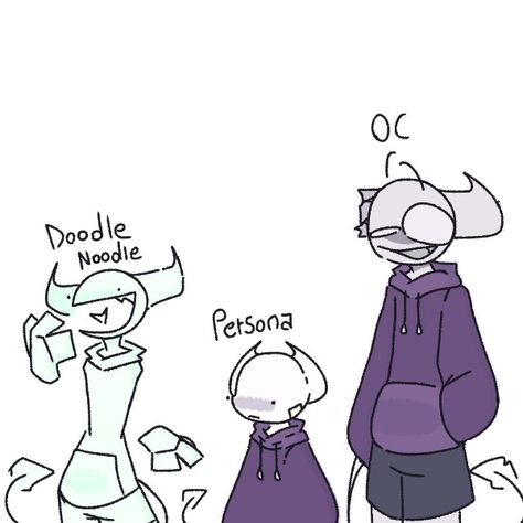 Doodle Noodle: Made of paper. Is just colored white.| persona: (scrapped, looks exactly like oc).| OC: his name is Common and is for now my main oc Cartoon Characters Simple, Persona Drawing Character Design, Silly Oc Doodles, Artist Persona Oc, Persona Ideas Oc, Persona Oc Design, Persona Oc, Silly Emojis, Oc Doodles