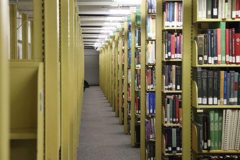 yellow liminal library! Library Liminal Space, Yellow Liminal Space, Liminal Library, Classroom Aesthetic, Familiar Places, Space Books, Library Aesthetic, Liminal Space, Saving Grace