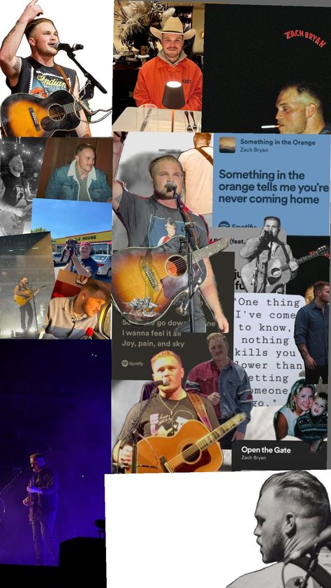 Zach bryan colllageeee Zach Bryan Wallpaper, Zach Bryan Quotes, Zack Bryan, Fav Artist, Music Things, Fav Music, Zach Bryan, Come And Go, Coming Home