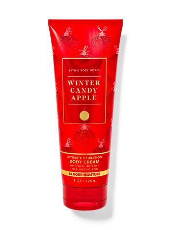 Winter Candy Apple Ultimate Hydration Body Cream | Bath & Body Works Apple Bath And Body Works, Bath & Body Works, Bath N Body Works, Bath Body Works Candles, Winter Candy Apple, Body Smells, Sugar Body, Candy Apple, Moisturizing Body Wash