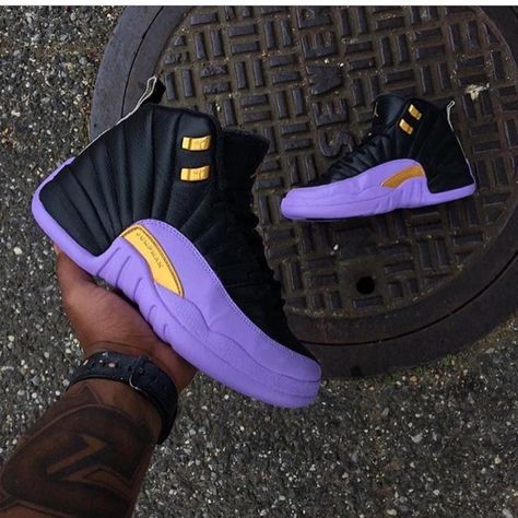 Name these customs. Purple Jordans, Mens Shoes Casual, Jordan Swag, Jordans Shoes, Adidas Shoes Outlet, Jordan Shoes Girls, Shoes Sneakers Jordans, Nike Shoes Jordans, Jordan 12