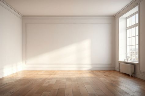 Empty living room flooring wood architecture | premium image by rawpixel.com Floor And Wall Background, Blank Room Template, Living Room Template, Empty Room Aesthetic, Room Wall Background, Wood Floor Background, Living Room Empty, Empty Bedroom, Blank Room