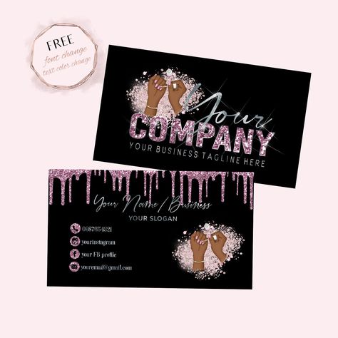 Logo For Nails Business Cards, Nail Business Cards Design, Nail Bussines Card Design Ideas, Nail Business Cards Ideas, Nails Logo Ideas, Nail Tech Business Cards Ideas, Nail Logo Design Ideas, Log Background, Nail Business Logo