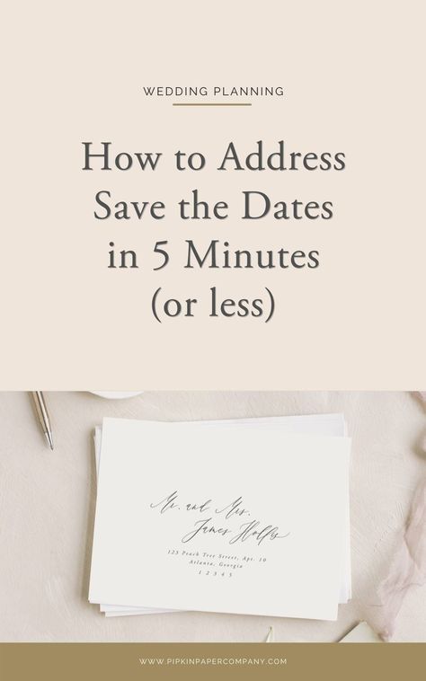 How To Address Wedding Save The Dates, Save The Date Return Address, Save The Date Address Labels, Addressing Save The Dates, How To Address Wedding Envelopes, Wedding Save The Date Envelopes, Save The Date Stationary, Plus One Wedding Etiquette, How To Address Save The Dates Envelopes