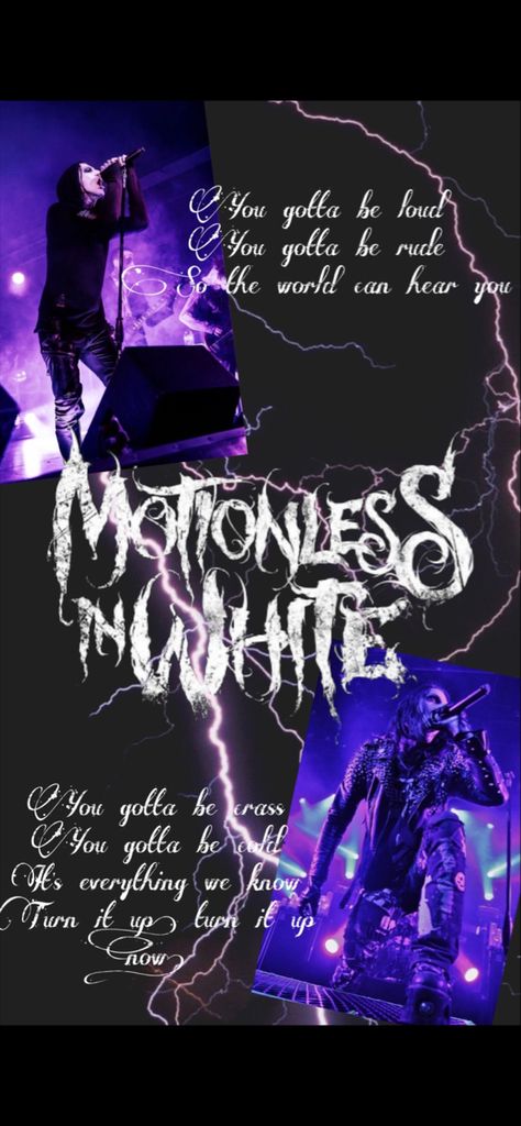 wallpaper Motionless In White Wallpapers, Motionless In White, White Wallpaper, New Wave, The White, Neon Signs, Neon, Wallpapers, Music