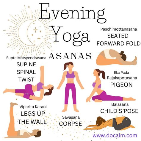 Vacation Body Prep, Bedtime Yoga For Beginners, Evening Yoga Routine, Evening Yoga, Evening Workout, Therapeutic Yoga, Restorative Yoga Poses, Bedtime Yoga, Time Routine