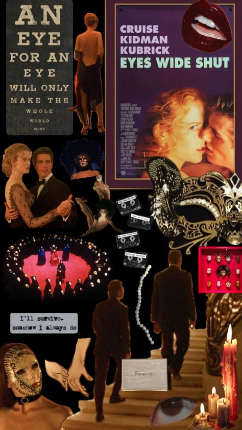 Eyes Wide Shut #eyeswideshut #hollywood #horroraesthetic #ritual Eyes Wide Shut Aesthetic, Vision Board Photos, Eyes Wide Shut, Ritual, Hollywood, Film