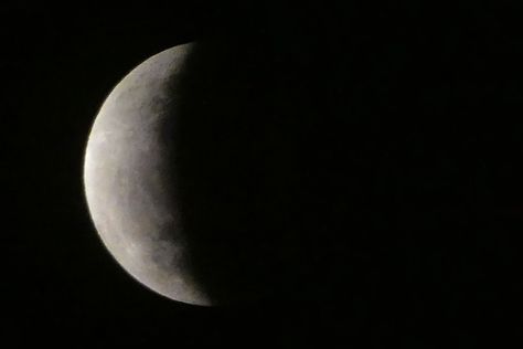 Partial lunar eclipse – in pictures Partial Lunar Eclipse, Apollo 11 Launch, Eclipse Photos, Partial Eclipse, Full Moon Rising, Moon Missions, Sun Rise, Multiple Exposure, Apollo 11