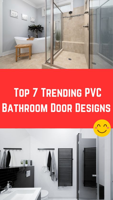 Top 7 Trending PVC Bathroom Door Designs (Modern Ideas) Pvc Doors Bathroom, Pvc Bathroom Door Design, Bathroom Door Design Modern, Door Designs Modern, Bathroom Door Ideas, Bathroom Door Design, Pvc Doors, Pvc Door, Modern Ideas