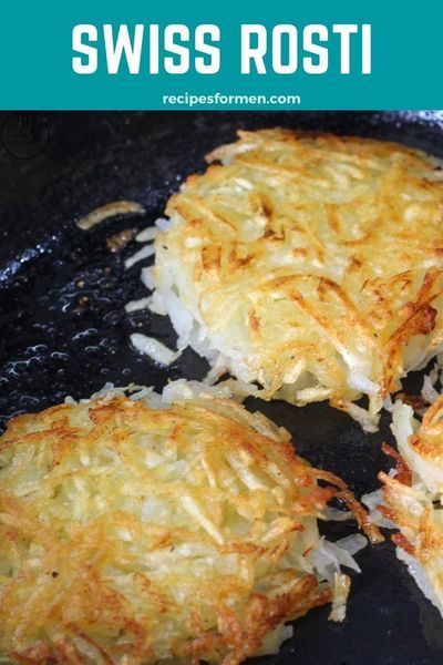 Swiss Rosti Recipe Switzerland, Swiss Potato Rosti, Swiss Rosti Potatoes Recipes, Rosti Recipe Swiss, Swiss Rosti Recipe, Fresh Hashbrown Recipes, Switzerland Food Recipes, Swiss Recipes Switzerland, Rosti Potatoes Recipes